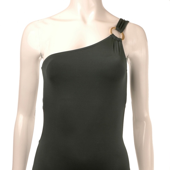 Kathleen Cook Martinique Asymmetric One Piece - Picture 1 of 5
